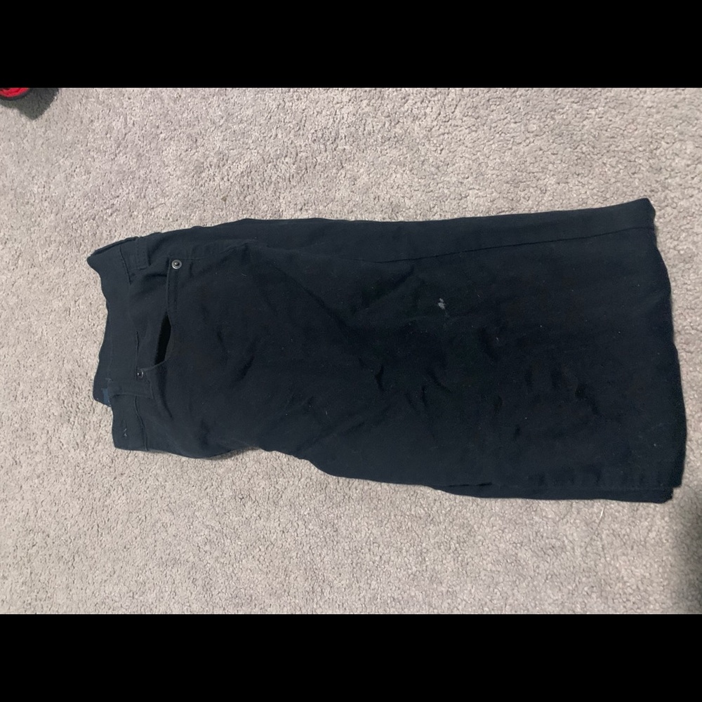 Black high waisted jegging